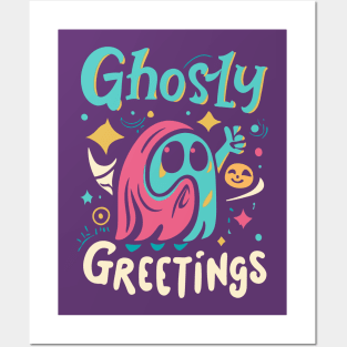 Ghostly Greetings Posters and Art